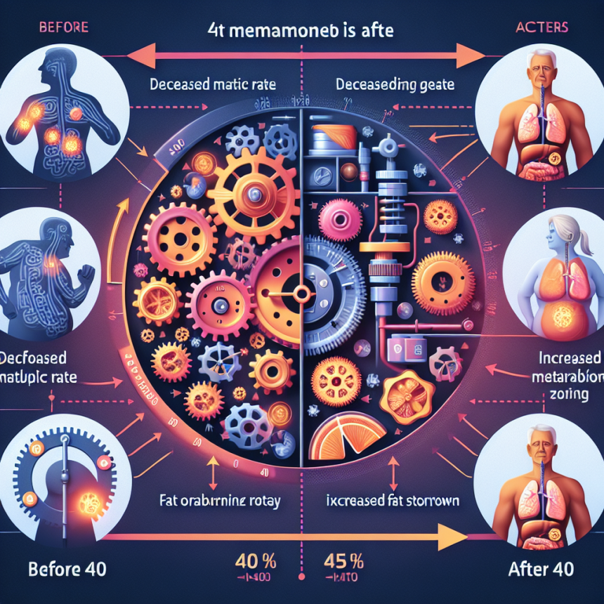 Brûleur de graisse après 40 ans : quels changements dans le métabolisme ?
