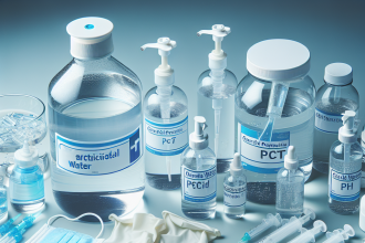 Eau Germicide et préparation stérile pour PCT