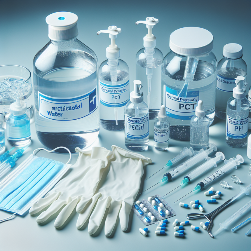 Eau Germicide et préparation stérile pour PCT