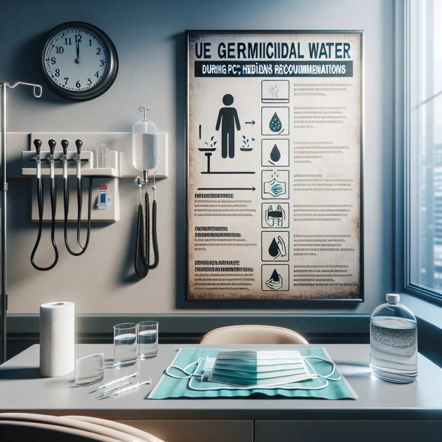 L'Eau Germicide pendant la PCT : recommandations d'hygiène