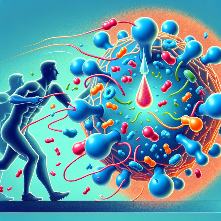 Infusion de peptides dans le système immunitaire pendant une heure d'exercice intense