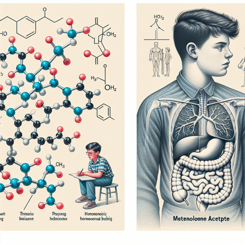 Acétate de méthénolone et équilibre hormonal chez les adolescents