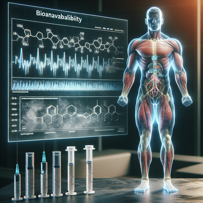 Biodisponibilité de l'énanthate de tréstolone après injection