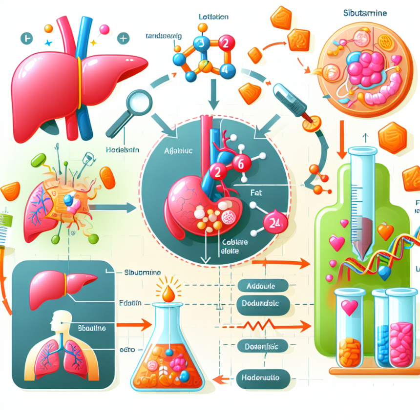 Caractéristiques de l'action de la sibutramine sur le métabolisme des graisses
