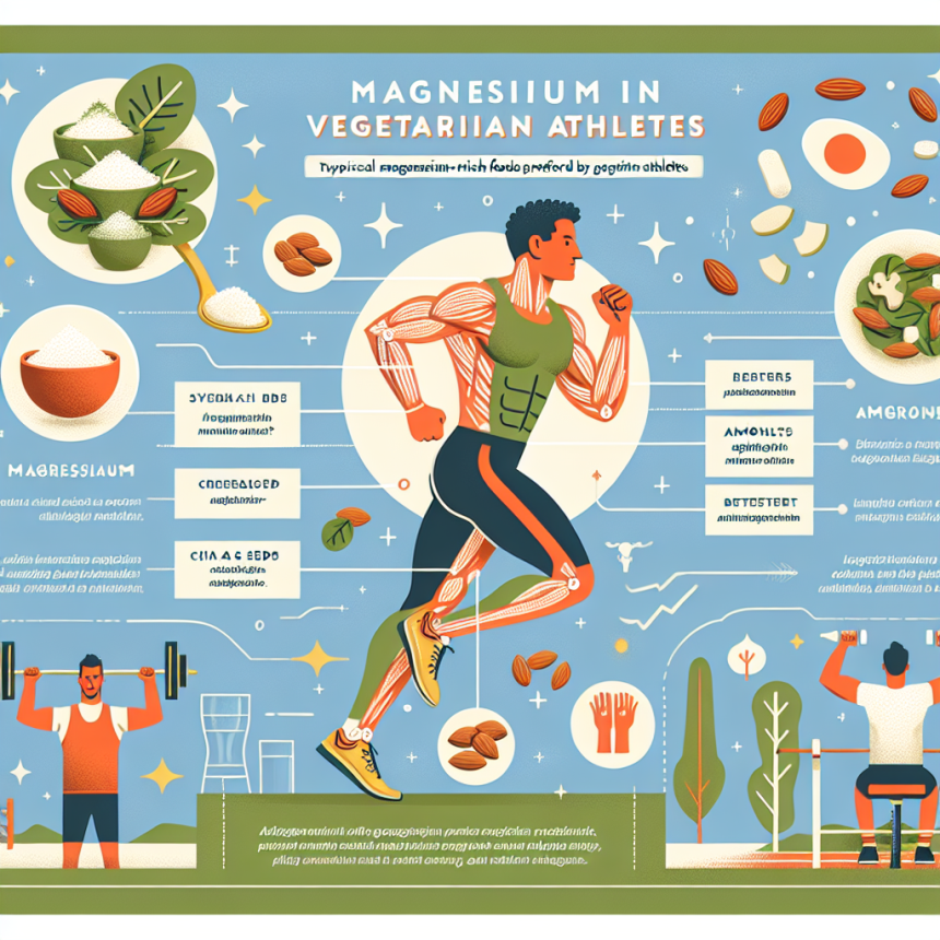 Caractéristiques de l'utilisation du magnésium chez les sportifs végétariens