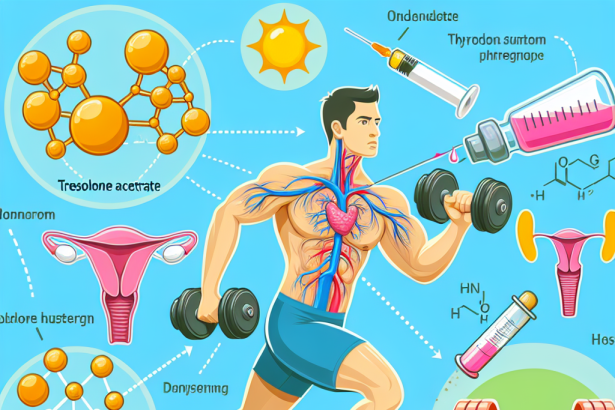 Comment l'acétate de trestolone modifie la fonction thyroïdienne chez les athlètes