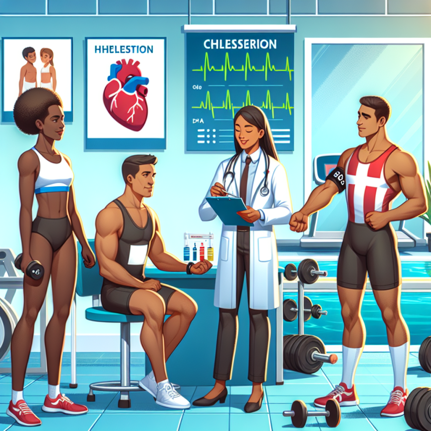 Contrôle du cholestérol chez les athlètes cardiaques