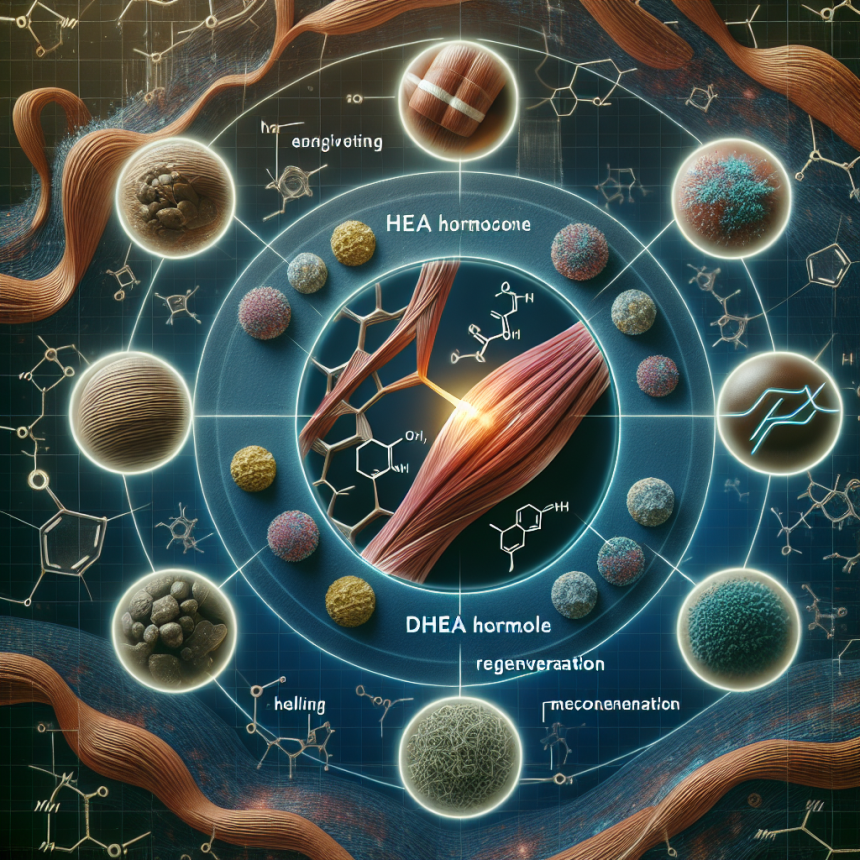 DHEA et amélioration de la régénération après une élongation musculaire