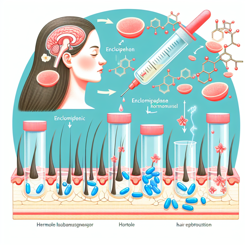 Effet du citrate d'enclomifène sur la croissance et la chute des cheveux dues aux hormones