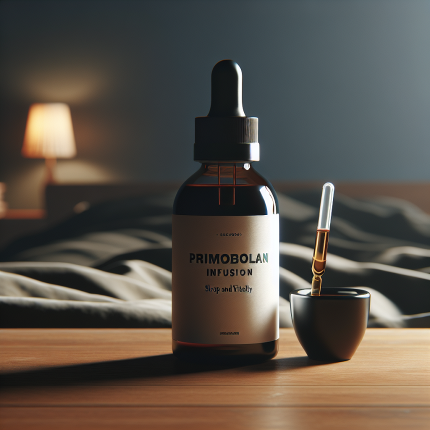 Infusion de Primobolan pour le sommeil et la vigueur.