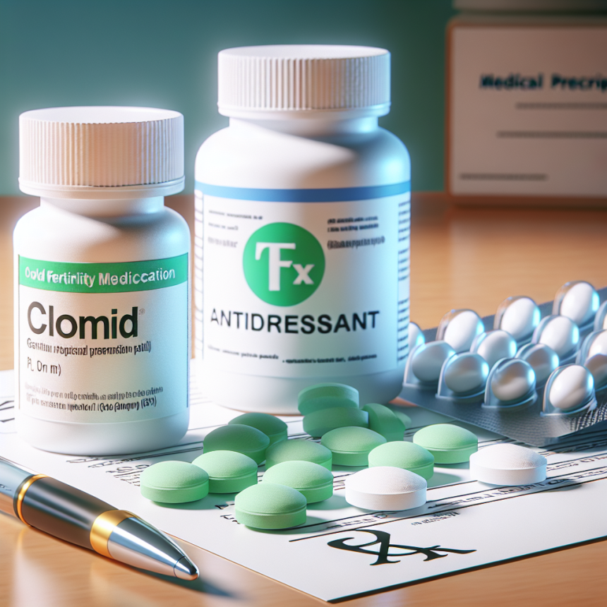 Utilisation du Clomid en association avec des antidépresseurs