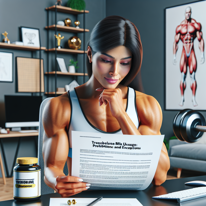 Utilisation du Trenbolone mix chez les femmes : Interdictions et exceptions