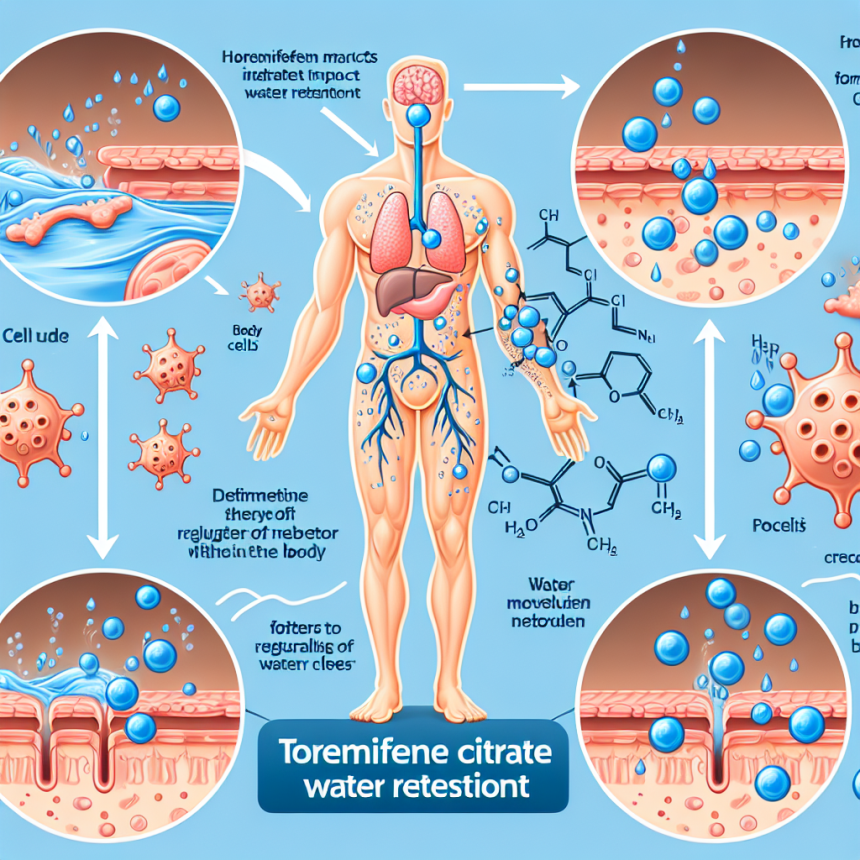 Comment le citrate de torémifène affecte la rétention d'eau