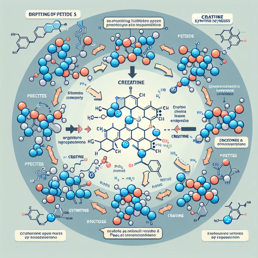 Influence des peptides sur la synthèse de créatine