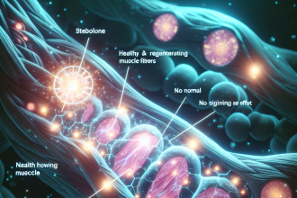La stébolone favorise-t-elle la régénération des fibres musculaires ?