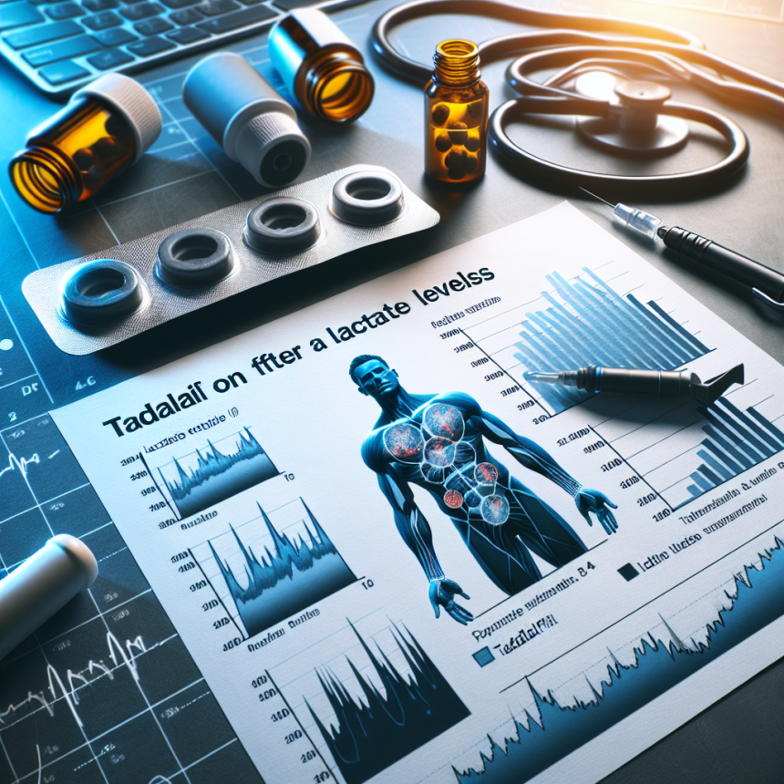 Le tadalafil affecte-t-il le taux de lactate après un entraînement intense ?