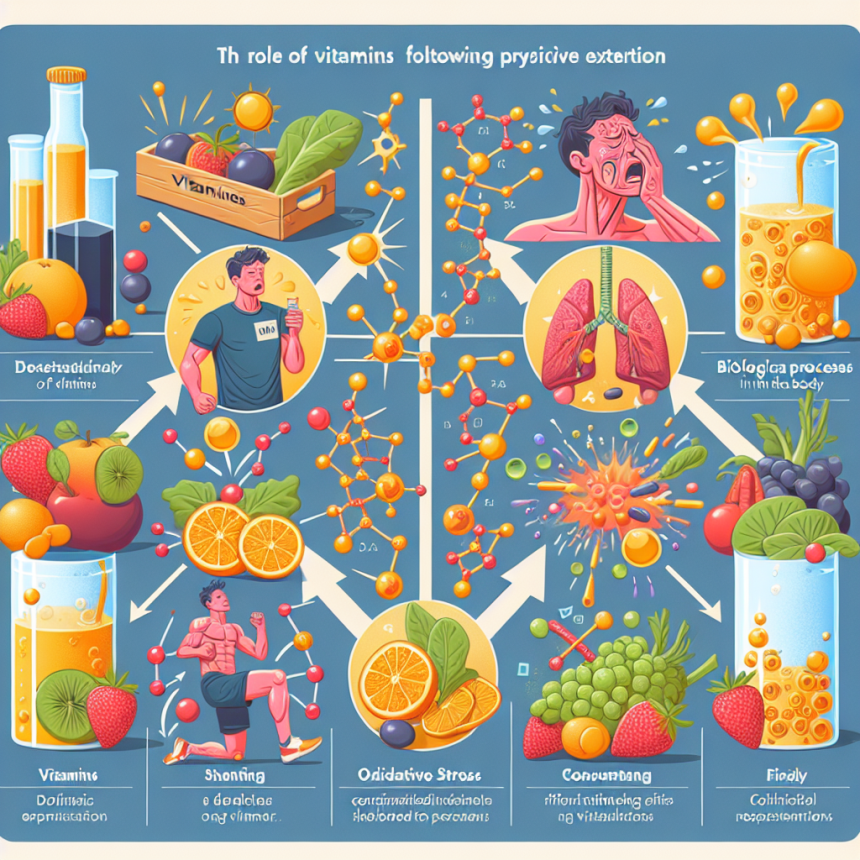 Les vitamines pour lutter contre le stress oxydatif après l'effort