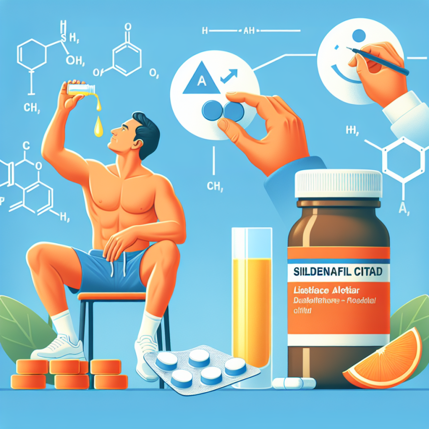 Utilisation du citrate de sildénafil pour réduire le taux d'acide lactique